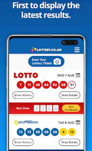National Lottery Results 1