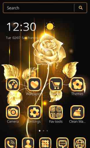 Oro rosa tema gold rose 4