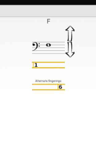 Trombone Slide Position Chart 2