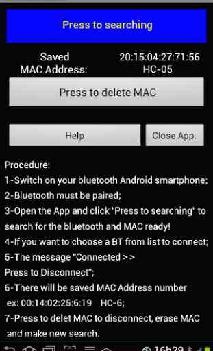 Find MAC Address Bluetooth 2