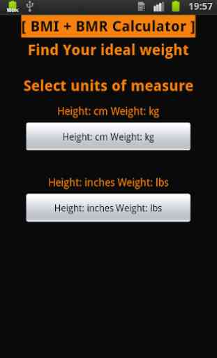 BMI BMR + dieta calculadora 1