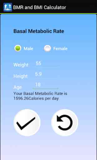 BMI and BMR Calculator 4