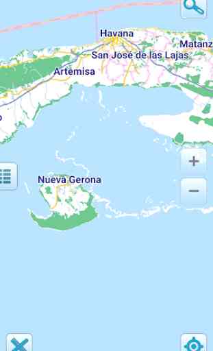 Mapa de Cuba offline 1
