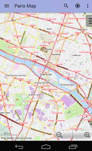 Mapa offline de París 2