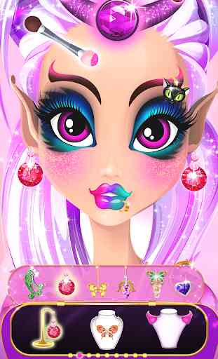 Princesa Monster Maquillaje 4