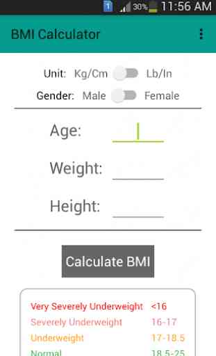 Smart BMI Calculator 1