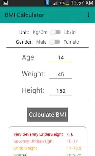 Smart BMI Calculator 2