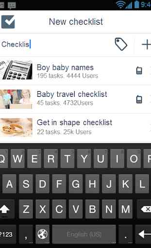 Baby checklist 2