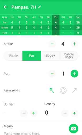 Golfwith : Golf Scorecard 3