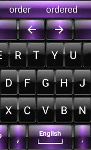 Keyboard Theme Dusk Black Purple 1