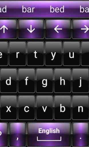 Keyboard Theme Dusk Black Purple 3