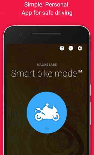 Smart bike mode Auto Responder - Maps, Media & Sms 1