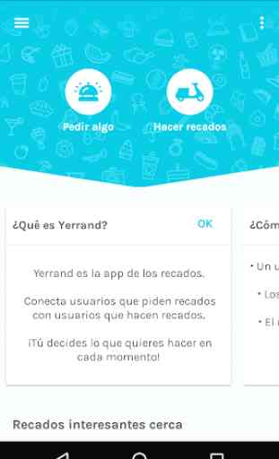 Yerrand, la app de los recados 1