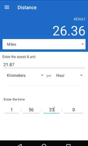 Speed Distance Time Calculator 2
