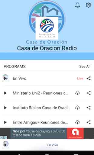 Casa de Oracion Radio 1