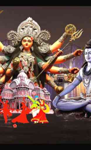 4D Durga Puja, Navaratri Durgotsava Live Wallpaper 1