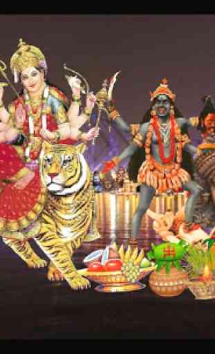 4D Durga Puja, Navaratri Durgotsava Live Wallpaper 3