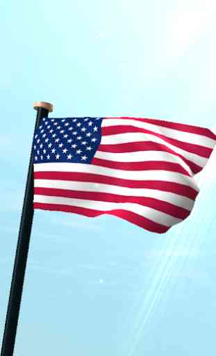 EE.UU. Bandera 3D Gratis 1