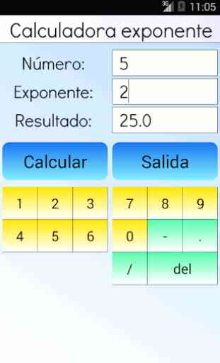Exponente Calculadora 1