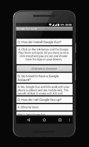 Guide for Google Duo FREE 2