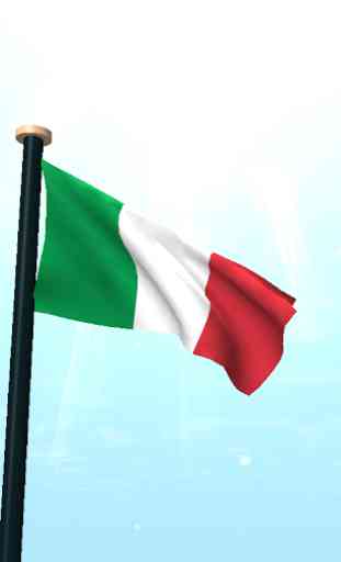 Italia Bandera 3D Gratis 2