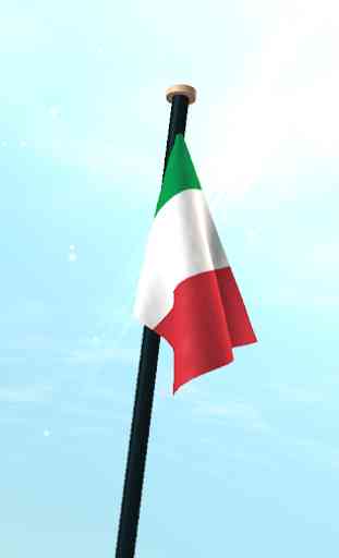 Italia Bandera 3D Gratis 3