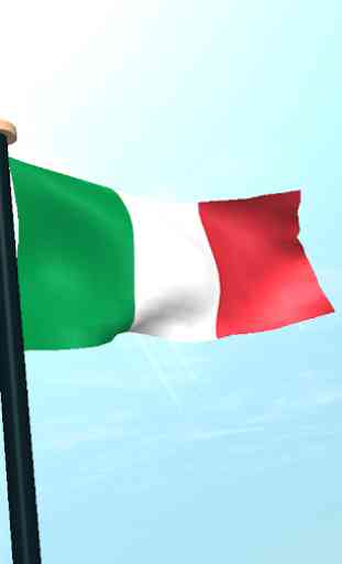 Italia Bandera 3D Gratis 4
