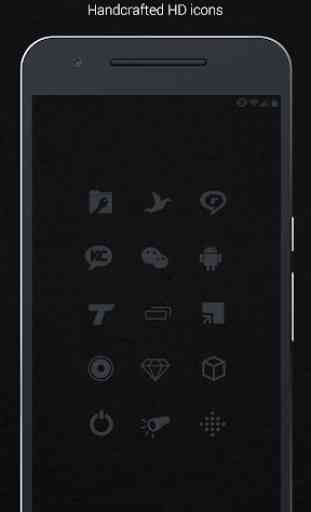 Murdered Out - Black Icon Pack (Free Version) 4