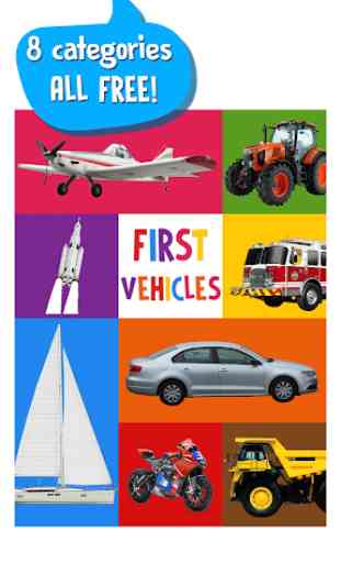First Words for Baby: Vehicles 1