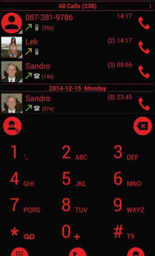 Theme for Drupe and RocketDial and ExDialer BRed 3
