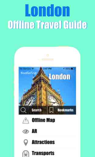 London travel guide and offline city map, BeetleTrip metro train tube London Mapas Offline con Guía Turística metro 1
