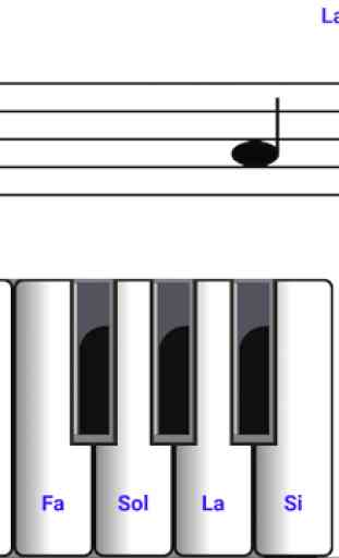 ¼ aprender a la vista leer notas musicales - tutor 1