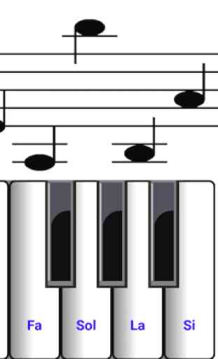 ¼ aprender a la vista leer notas musicales - tutor 4