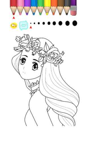 Kids Coloring Book - Princess Ehime 4