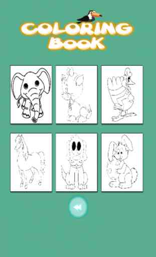 Niños Coloring Book - Los animales lindos Kumamoto 1