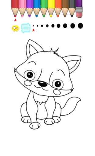 Niños Coloring Book - Los animales lindos Kumamoto 4