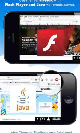 Virtual-Browser per Firefox + Flash-player, Java Navegador y Complementos - versión iPhone 1