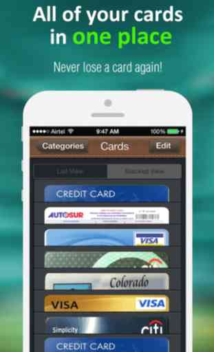 WalletPlus : Wallet on iPhone 1