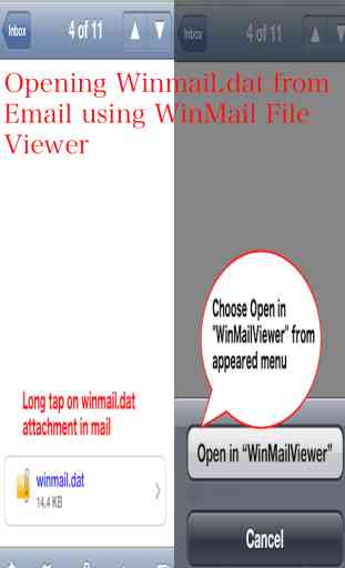 Winmail Viewer for iPhone and iPad 1