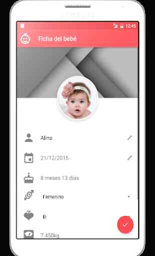 Baby App, seguimiento del bebé 4