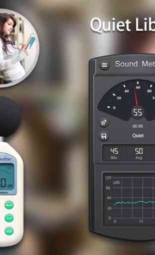Medidor de sonido - Medidor de decibeles, ruido 1