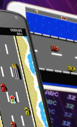 Road Racing - Car Fighter - Classic NES Car Racing 2