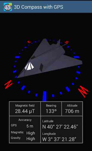 Brújula 3D con GPS 2