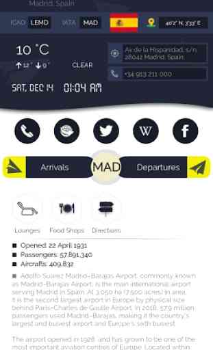 Madrid-Barajas Airport (MAD) Info + Flight Tracker 1
