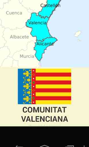 Mapa de provincias de España 4