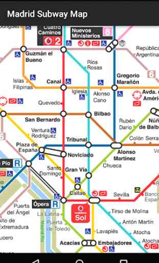 Mapa del Metro de Madrid 2