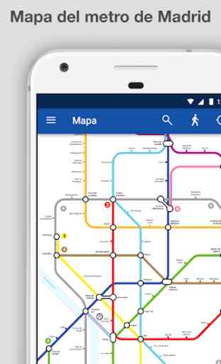 Mapa del metro de Madrid y planificador de rutas 1