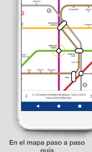 Mapa del metro de Madrid y planificador de rutas 3