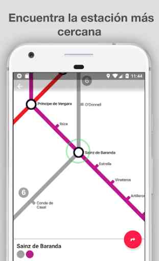 Mapa del metro de Madrid y planificador de rutas 4