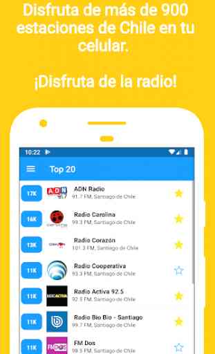 Radio Chile FM - Radios Chilenas Online & Radio FM 1